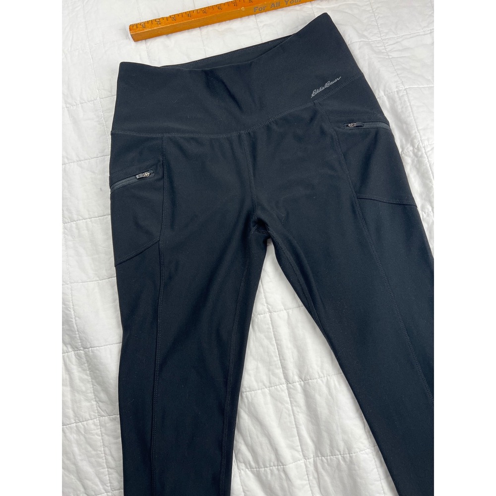 Eddie‎ Bauer trail tights high rise Women's Black Leggings Pants Sz M